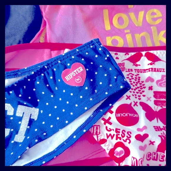 💕ⓅⒾⓃⓀ ⓋⓈ Low Rise Hipster Panties NWT💕 - Picture 5 of 7